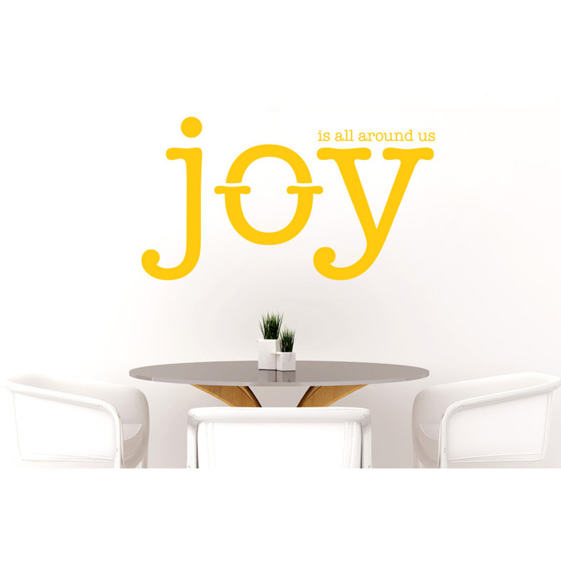 Wall Decal, Dark Yellow, Large