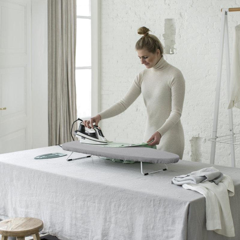 Brabantia Size S Tabletop Ironing Board, Metalized
