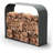 Anleolife Metal Log Rack 1/5 Cord Firewood Holder 