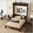 Queen Murphy Bed with Shelves