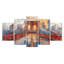 Ensemble d'art mural sur toile "Ponts"