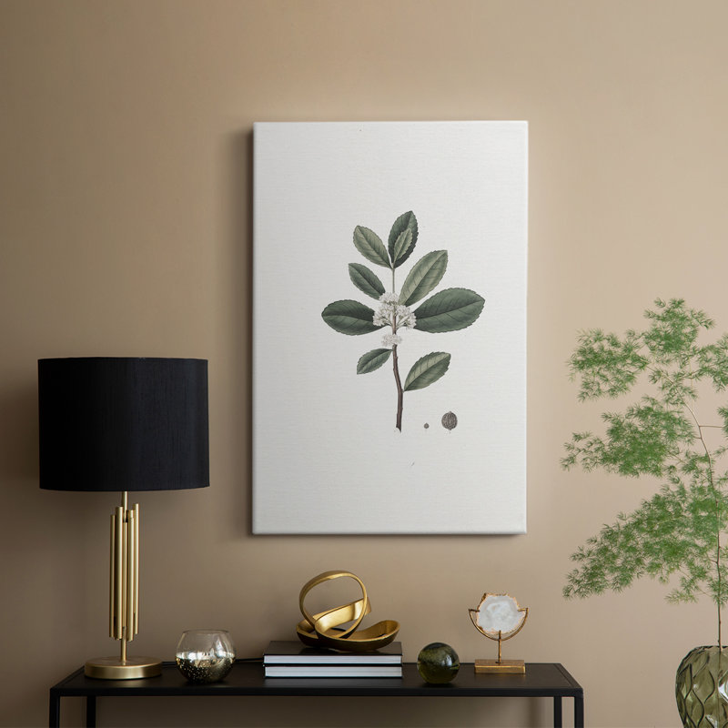 Imprimé floral rétro CLxxxxi - galerie Cavas, H 18 po x l 12 po