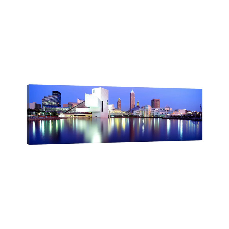 MuseumRock And Roll Hall Of Fame, Cleveland, USA by Panoramic Images - Panoramic Gallery-Wrapped Canvas Giclée on Canvas