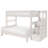 Modern Farmhouse Bunk Bed With Staircase-433106419-433106380