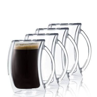 Double-Walled Glass Coffee Cup (150ml)