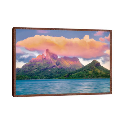 Bora Bora Sunset 1 Piece Wall Art on Canvas