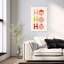 Ho Ho Ho Christmas Ornaments Whimsical Contemporary Winter City Wall Art Print 1 Piece Wrapped Canvas Wall Art-1337950054