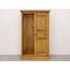 Hailley Solid Spruce Wood 2 Door Wardrobe