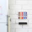 Porte-marqueur mural effaçable à sec en acrylique Gaynel - Organisateur de tableau blanc pour 5 marqueurs et gomme