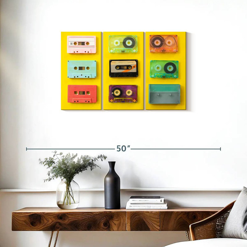 Abarca Cassette Tape Recorders, 20" H x 33" W