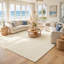  Tapis moderne ivoire lavable antidérapant-1464344102