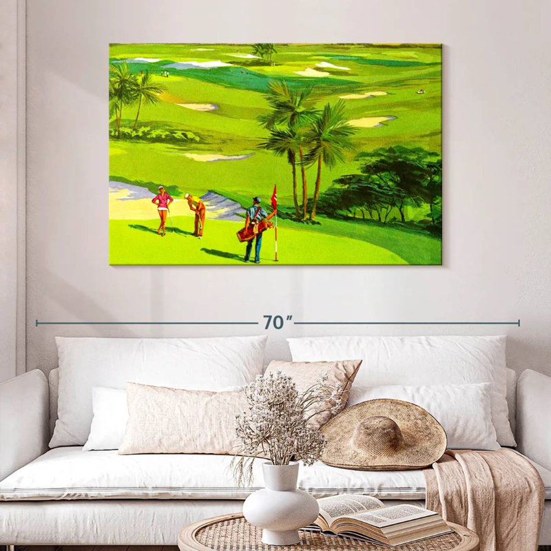 Senne Golf Course, 32" H x 48" W