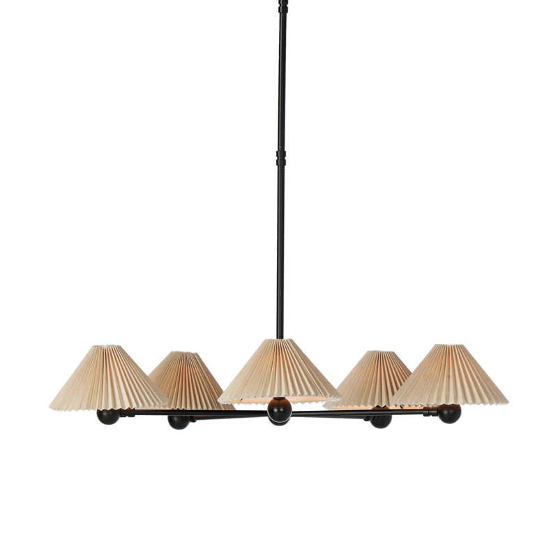 Deondria Chandelier-Jet Black