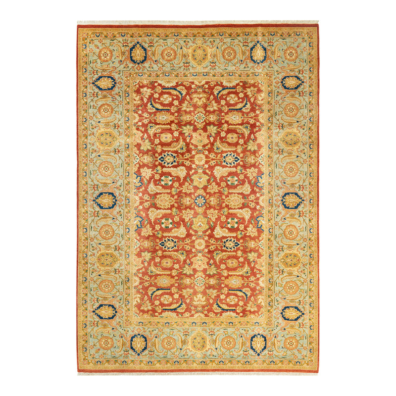 Classic One-of-a-Kind 6' 3" X 8' 10" Hand Knotted Area Rug
