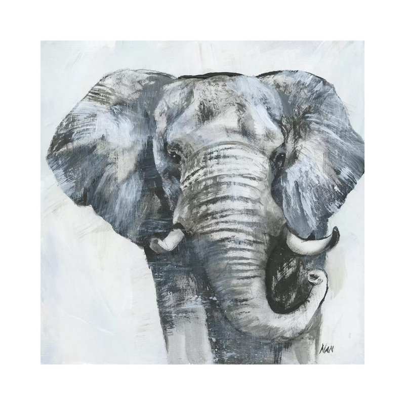 Masai Moment 1 Piece Painting on Canvas, 45.72 cm H x 45.72 cm W x 1.91 cm D, Wrapped Canvas