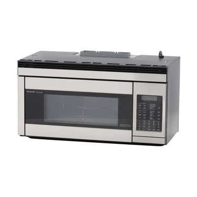 SHARP R1874TY 30" Carousel Convection Over-the-Range Microwave Oven 1.1 cu. ft. 850W Stainless Steel