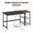 59" Metal Base Computer Desk with Power Outlet-86179276