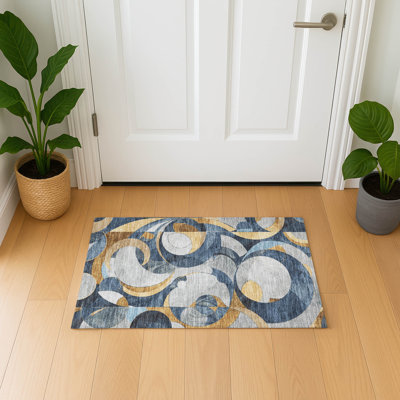 Premium Machine Washable Mayfield geometric Rug