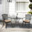 3 Piece Patio Bistro Set Cast Aluminum Bistro Table And Chairs Set Of 2 With Umbrella Hole-1491452510