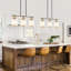 Luminaire suspendu en cristal pour îlot de cuisine à 3 lumières avec hauteur réglable Bette-194114480