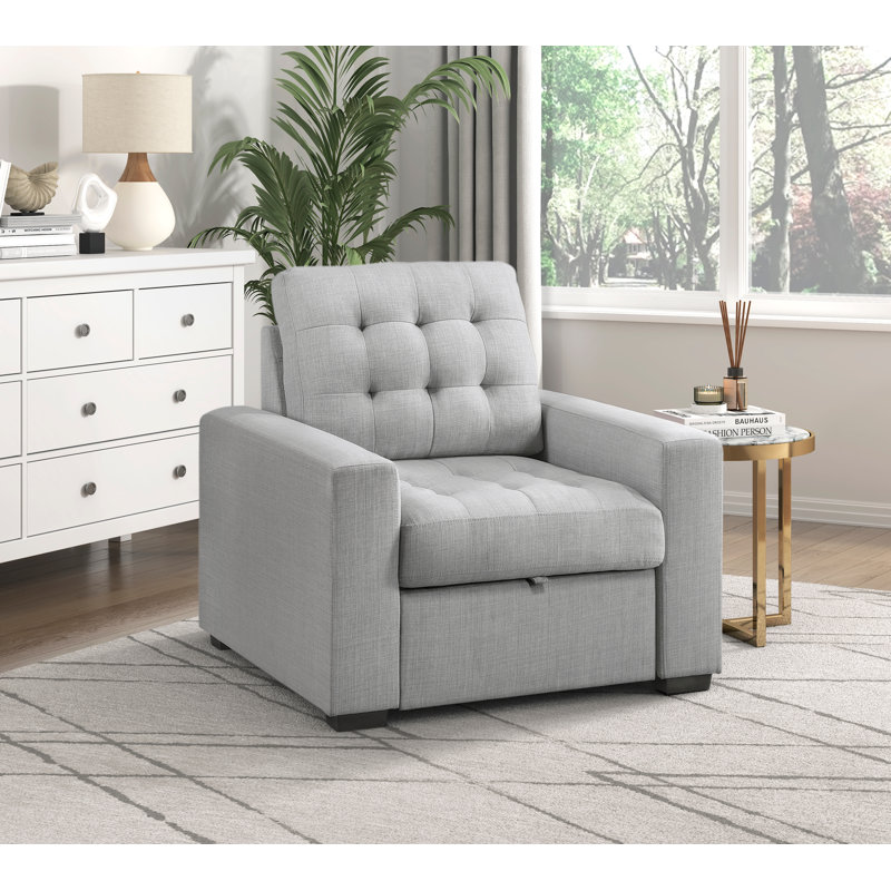 Lelystad Chair, Light Gray Polyester