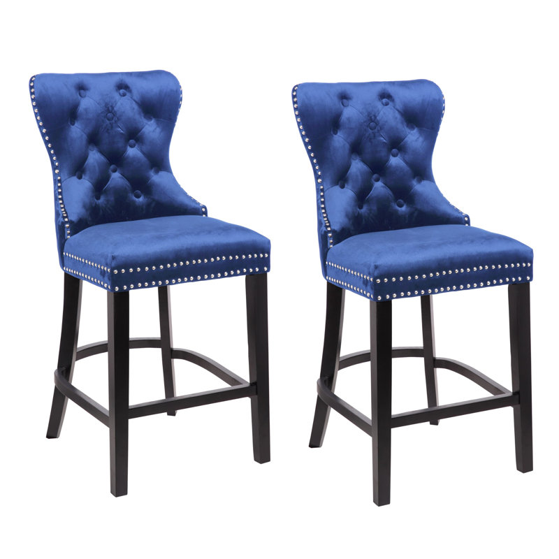 Tabouret de comptoir 26 po, Bleu