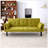 70-inch Multi-functional Cotton and Linen Sofa Bed: Foldable, Cup Holder, Side Storage for Living Room and Bedroom-2122590754