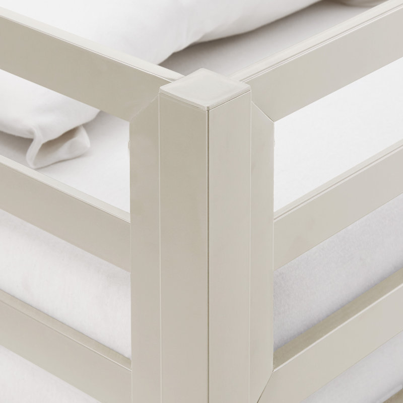 Kutcher Iron Standard Bunk Bed by Isabelle & Max™, White