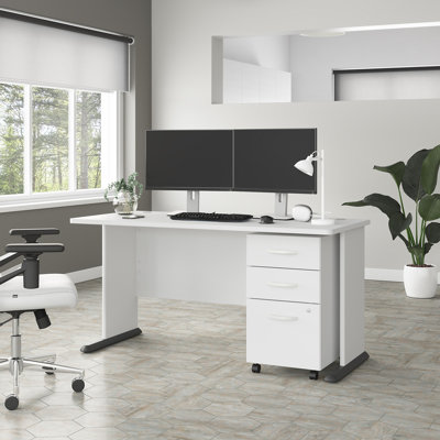 Studio A Rectangular Computer Desk Office Set