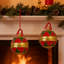 Ensemble de 2 ornements en forme de cloche de Noël de 8,4 pouces 2, Vinatge Iron Jingle Bells-1653586349