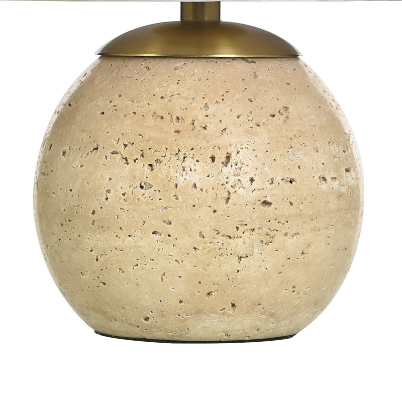 Lampe de table Tamal Day for Stylecraft Rosalind, Brun, Beige naturel