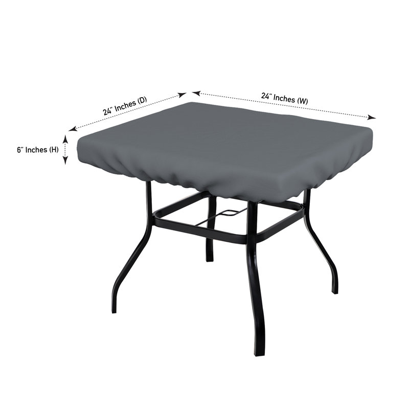Outdoor Cover, 15.2cm H x 61cm W x 61cm D, Grey
