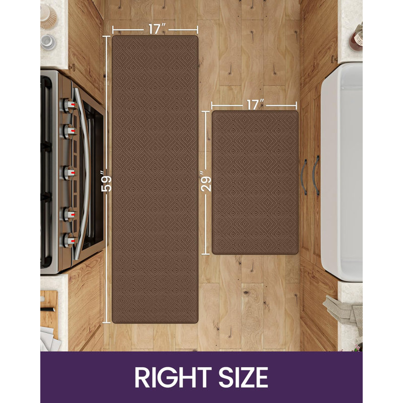 Tapis de cuisine, Brun