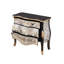 Commode décorative en feuille d'argent peinte à la main-102535208