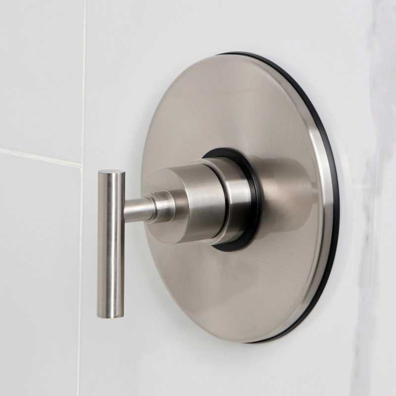 Kingston Brass Manhattan Single-Handle Pressure Balanced Tub Faucet, Brushed Nickel