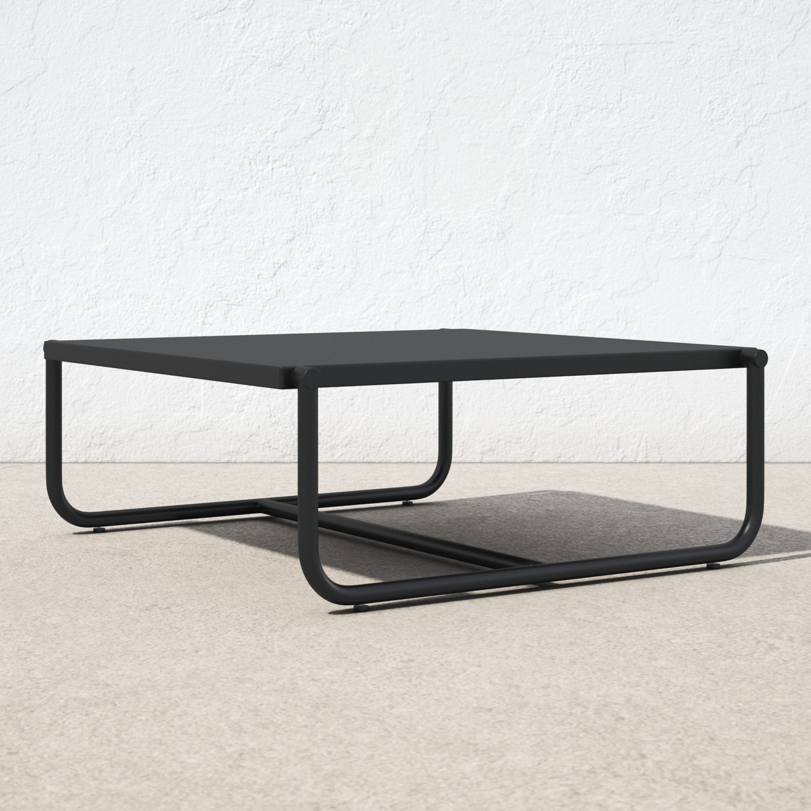 Sean 35" Patio Table, Black