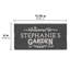 Garden Welcome 2-Line Personalized Etched Wall Slate Sign-1434145477-1433944925