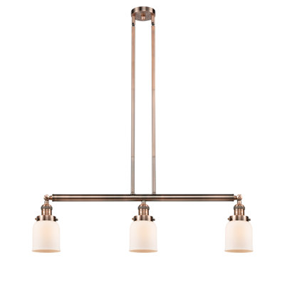 Luminaire suspendu linéaire à 3 lumières pour îlot de cuisine Lemoyne