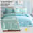 4 Piece Metallic Comforter Set Soft Microfiber Bedding with Pillow Shams & Decorative Pillow Sham-130000477-130000478