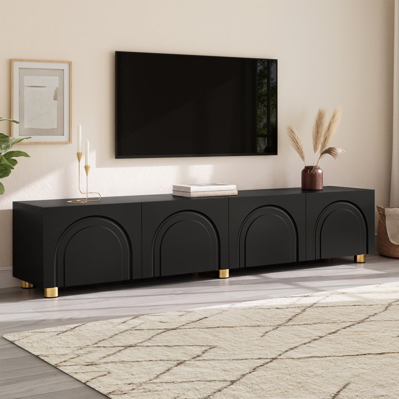 TV Stand for TVs up to 75", Black