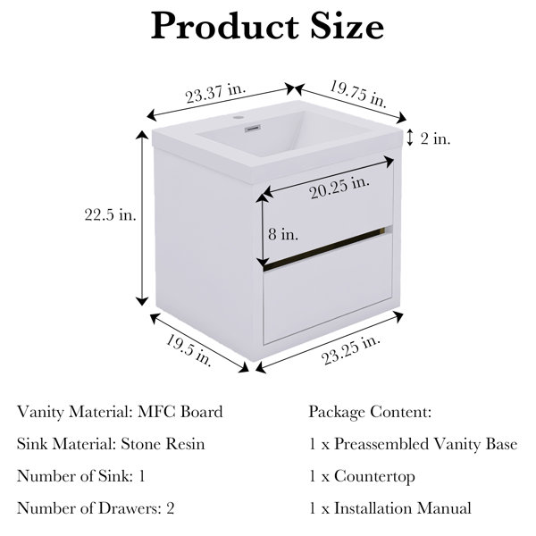 Dimensions du produit