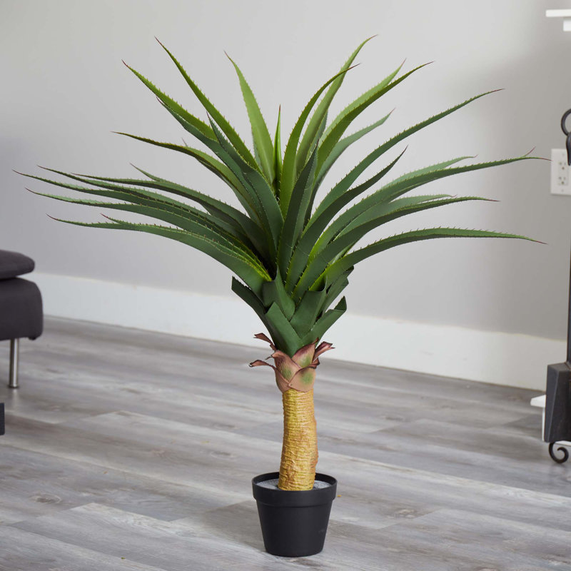 Agave artificielle de 37 po dans un pot