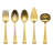 Portola Satin Gold 5-Piece Hostess Set