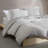 Calvin Klein Washed Texture Solid Cotton Duvet Cover Set-93507462-93507461
