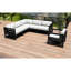 Avion 6 Piece Sectional Set - Black-387827685-376409132
