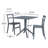 Cordelia 2 - Person Patio Dining Set with Square Table