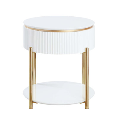 Daveigh High Gloss End Table