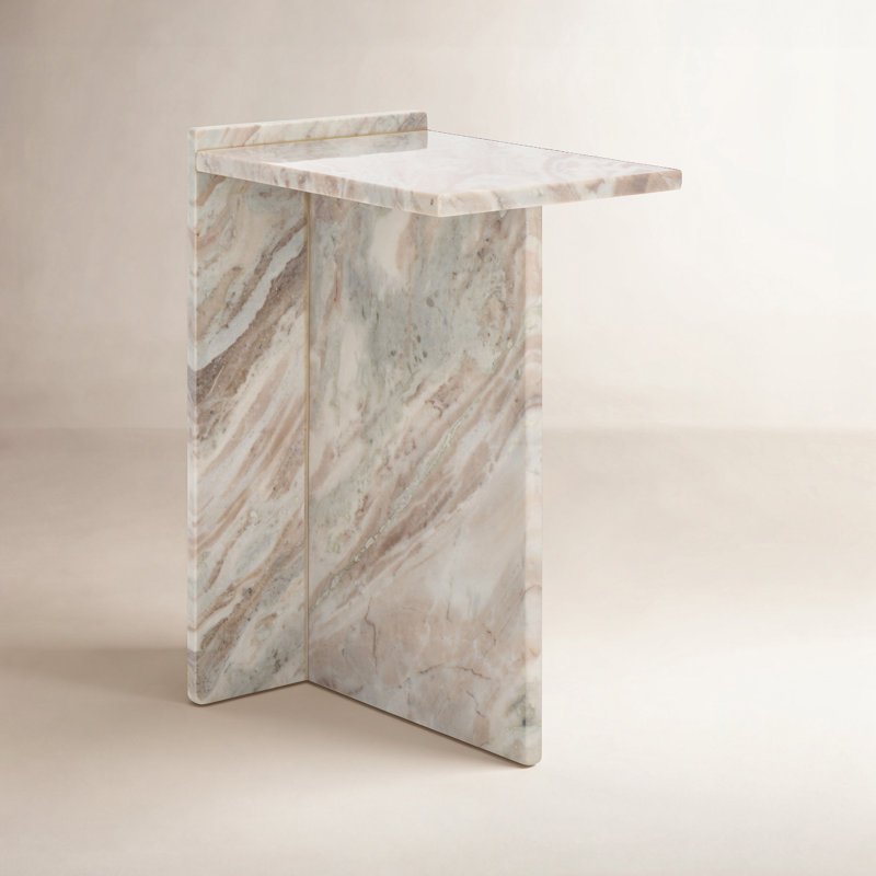 Table d'appoint en marbre Fitzroy Shivianna
