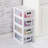 Sterilite Clear & White Plastic Storage Bin with One Drawer-94962774