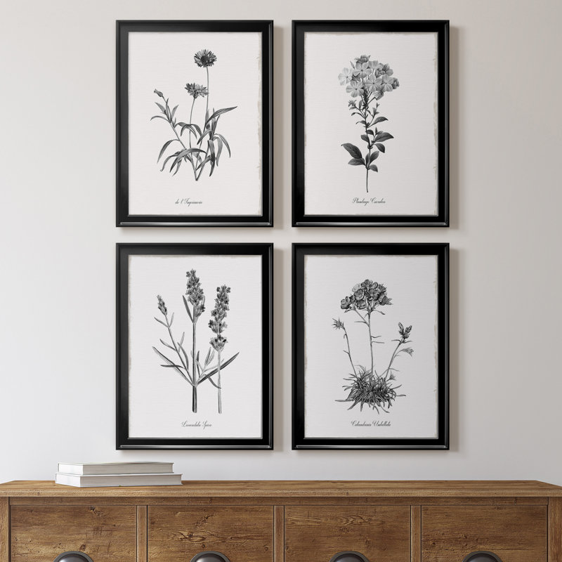 Simply Imperial - Ensemble de 4 photos sur toile tendues, Noir, H 18,5 po x l 98 po x P 1,5 po